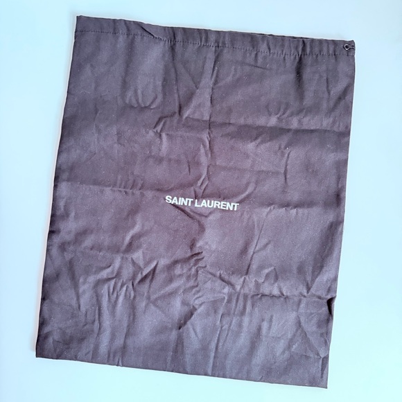 Yves Saint Laurent Cassandra Mini Top Handle Bag Beige Suede - Picture 10 of 11